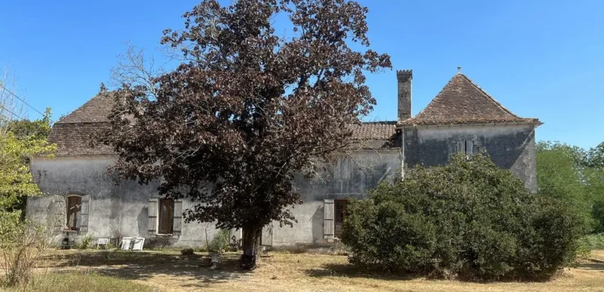 Domaine prestigieux à Ménesplet en Dordogne – 496m²
